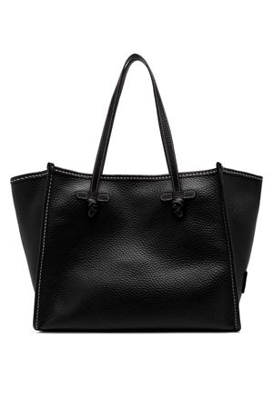 Marcella shopping bag black leather GIANNI CHIARINI | BS9330BBLTU14276